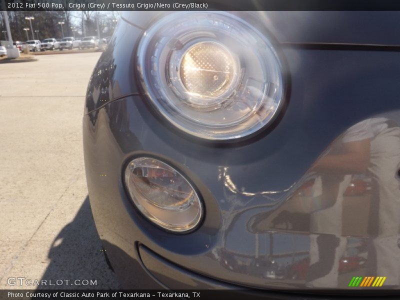 Grigio (Grey) / Tessuto Grigio/Nero (Grey/Black) 2012 Fiat 500 Pop