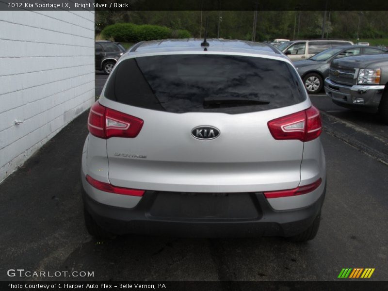 Bright Silver / Black 2012 Kia Sportage LX
