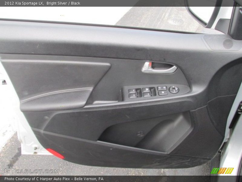 Bright Silver / Black 2012 Kia Sportage LX
