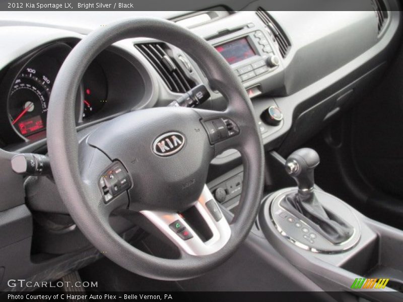 Bright Silver / Black 2012 Kia Sportage LX