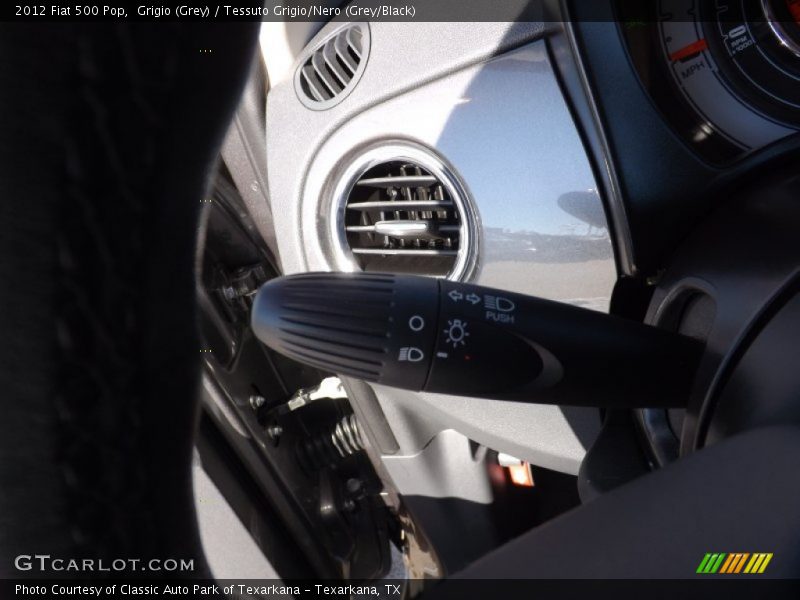 Grigio (Grey) / Tessuto Grigio/Nero (Grey/Black) 2012 Fiat 500 Pop