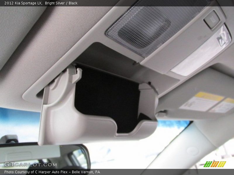 Bright Silver / Black 2012 Kia Sportage LX