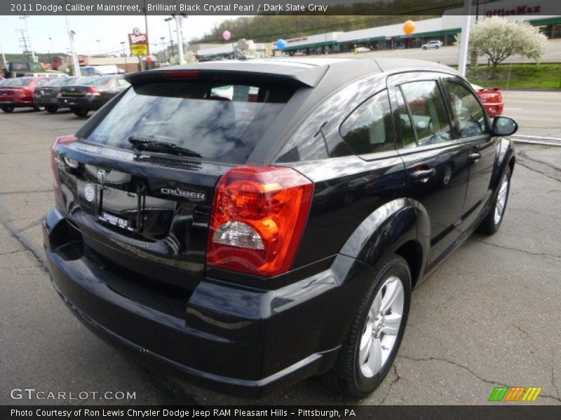 Brilliant Black Crystal Pearl / Dark Slate Gray 2011 Dodge Caliber Mainstreet