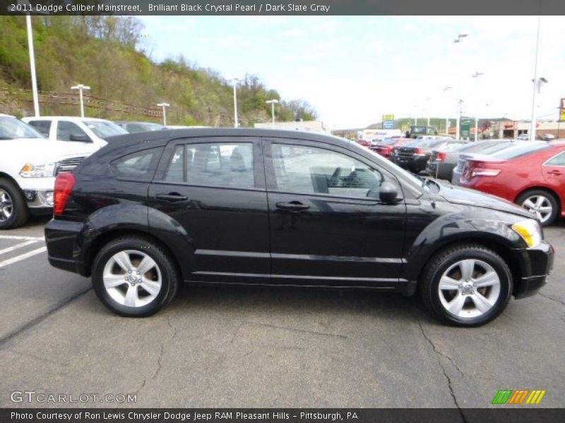 Brilliant Black Crystal Pearl / Dark Slate Gray 2011 Dodge Caliber Mainstreet
