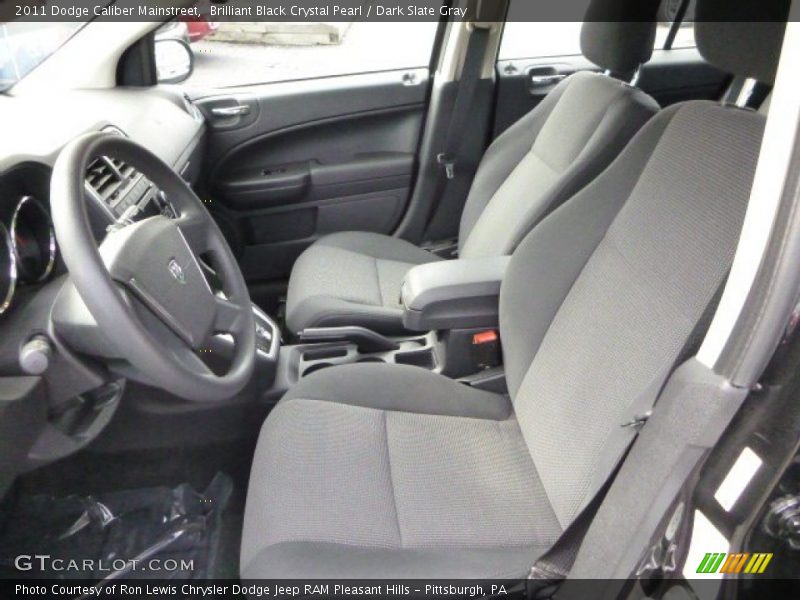Brilliant Black Crystal Pearl / Dark Slate Gray 2011 Dodge Caliber Mainstreet