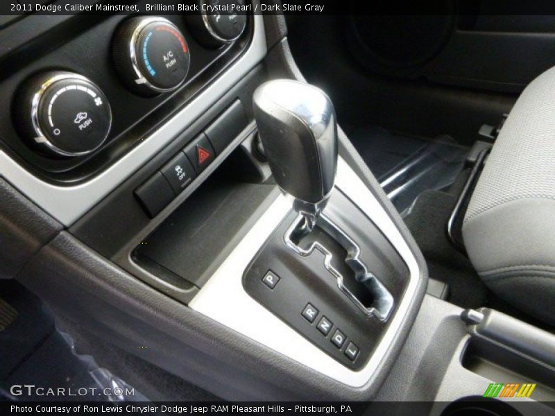 Brilliant Black Crystal Pearl / Dark Slate Gray 2011 Dodge Caliber Mainstreet