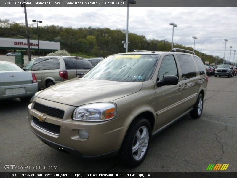 Sandstone Metallic / Neutral Beige 2005 Chevrolet Uplander LT AWD