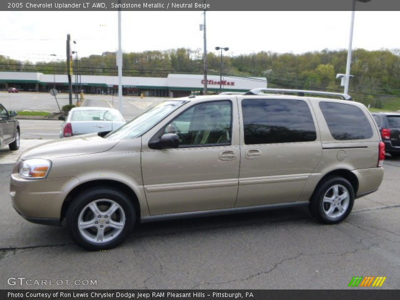 Sandstone Metallic / Neutral Beige 2005 Chevrolet Uplander LT AWD