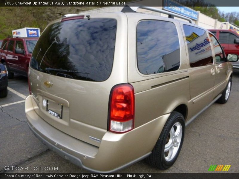 Sandstone Metallic / Neutral Beige 2005 Chevrolet Uplander LT AWD