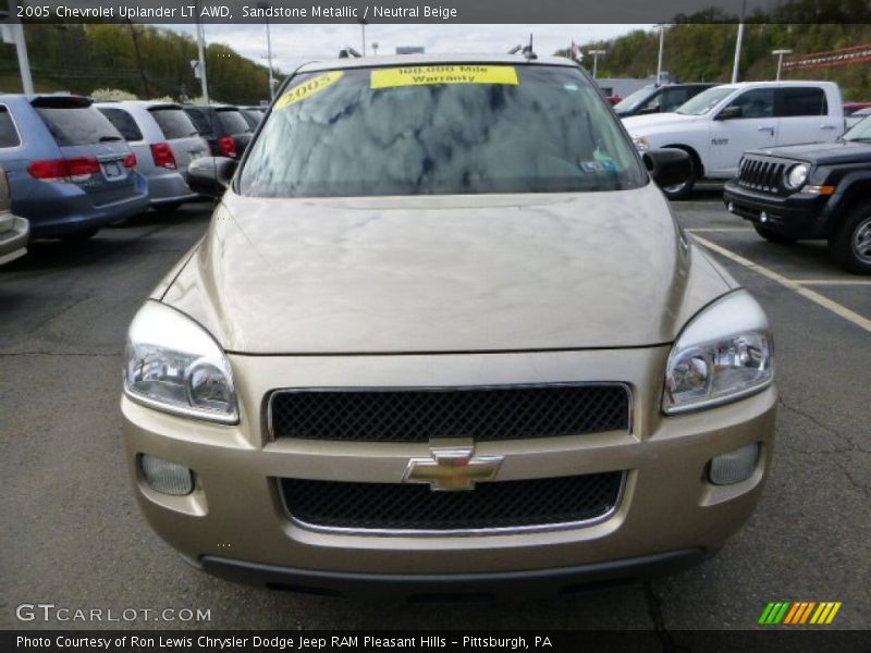 Sandstone Metallic / Neutral Beige 2005 Chevrolet Uplander LT AWD