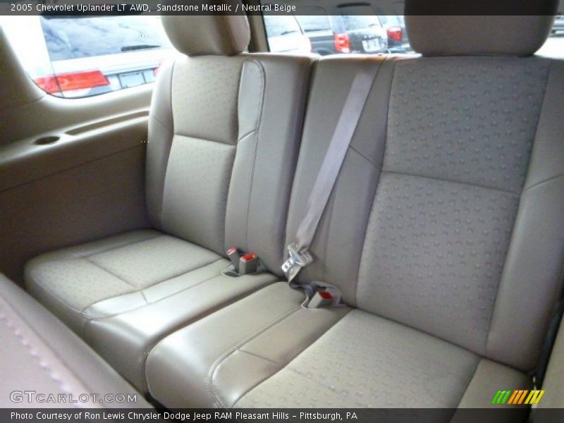 Rear Seat of 2005 Uplander LT AWD