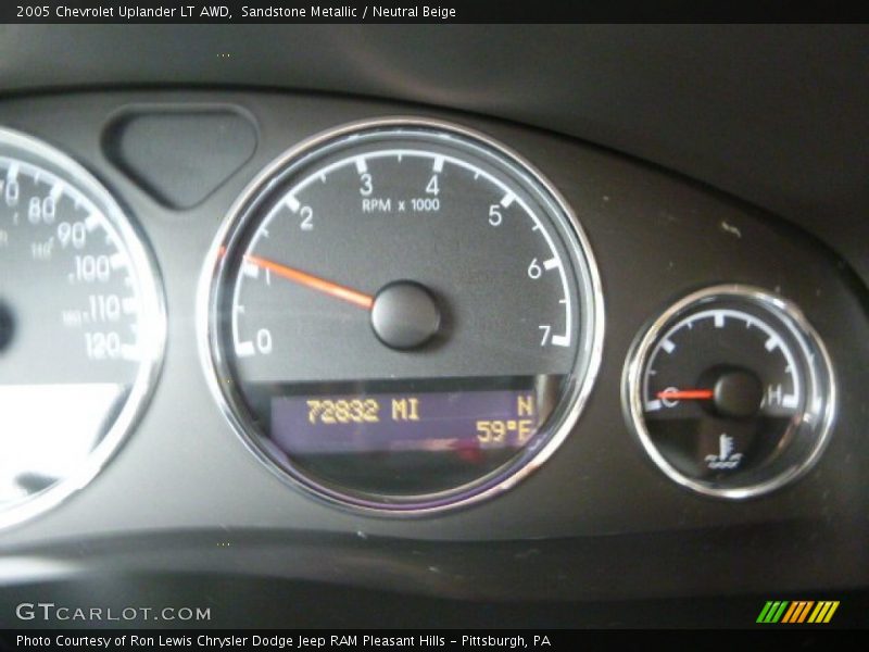 Sandstone Metallic / Neutral Beige 2005 Chevrolet Uplander LT AWD