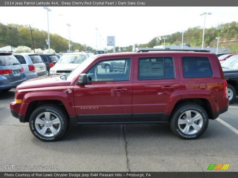 Deep Cherry Red Crystal Pearl / Dark Slate Gray 2014 Jeep Patriot Latitude 4x4