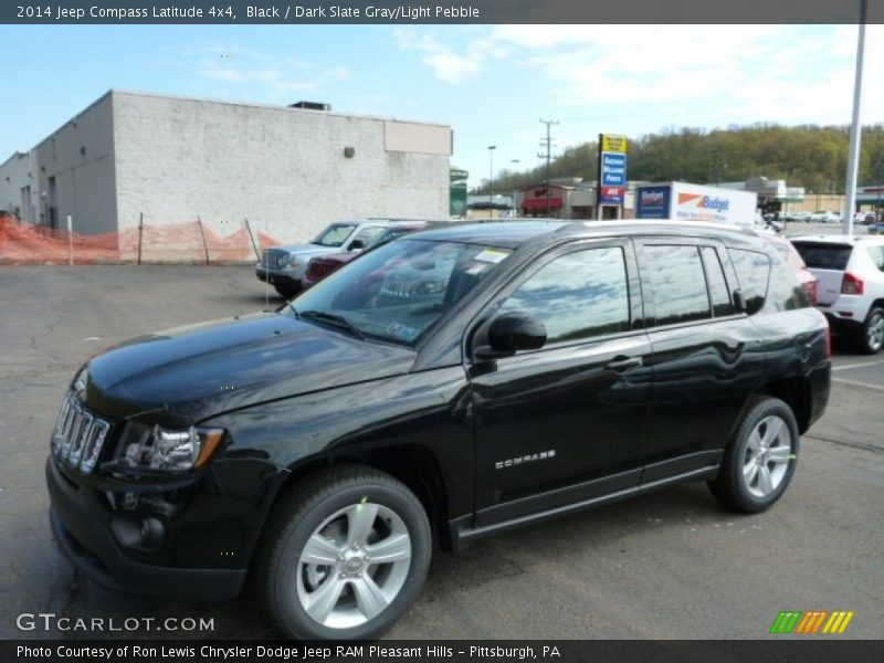 Black / Dark Slate Gray/Light Pebble 2014 Jeep Compass Latitude 4x4