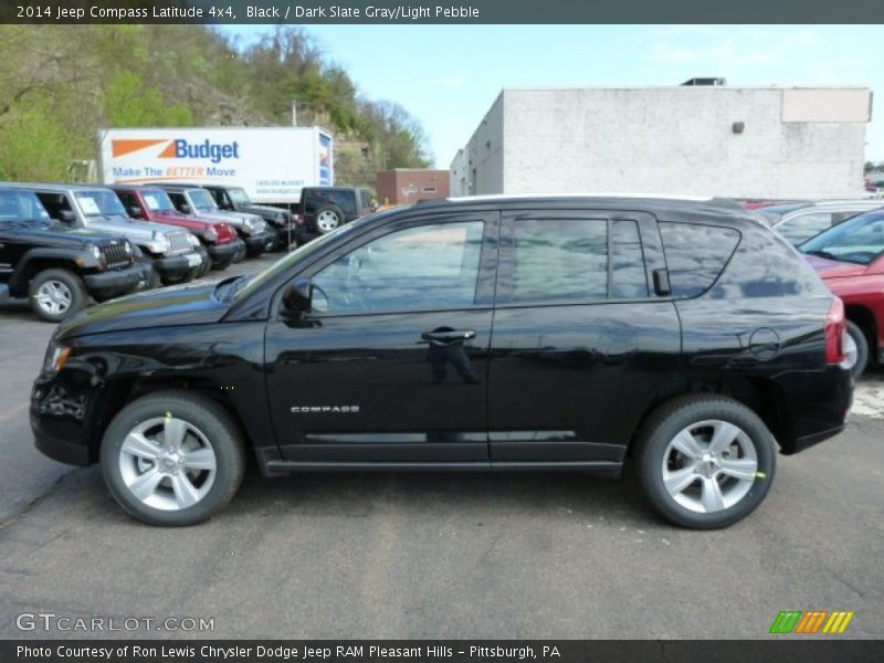 Black / Dark Slate Gray/Light Pebble 2014 Jeep Compass Latitude 4x4
