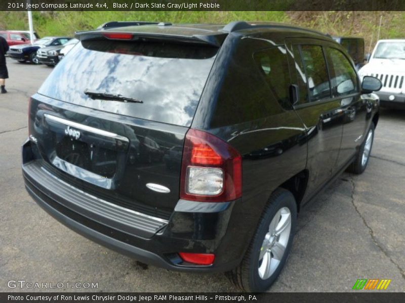 Black / Dark Slate Gray/Light Pebble 2014 Jeep Compass Latitude 4x4