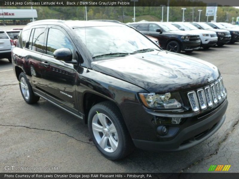 Black / Dark Slate Gray/Light Pebble 2014 Jeep Compass Latitude 4x4