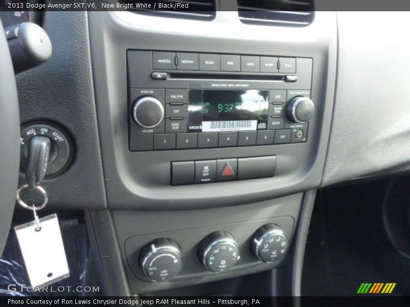New Bright White / Black/Red 2013 Dodge Avenger SXT V6