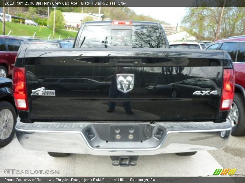 Black / Black/Diesel Gray 2013 Ram 2500 Big Horn Crew Cab 4x4