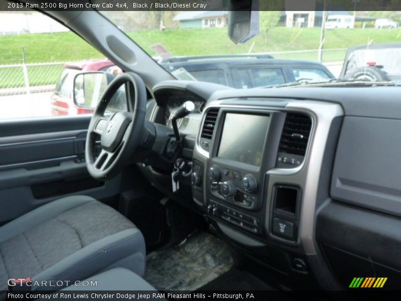 Black / Black/Diesel Gray 2013 Ram 2500 Big Horn Crew Cab 4x4