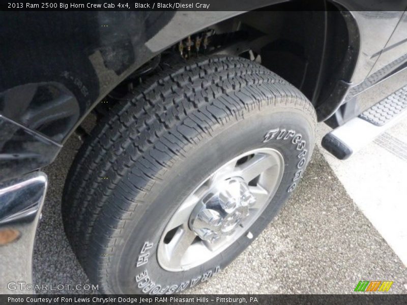 Black / Black/Diesel Gray 2013 Ram 2500 Big Horn Crew Cab 4x4
