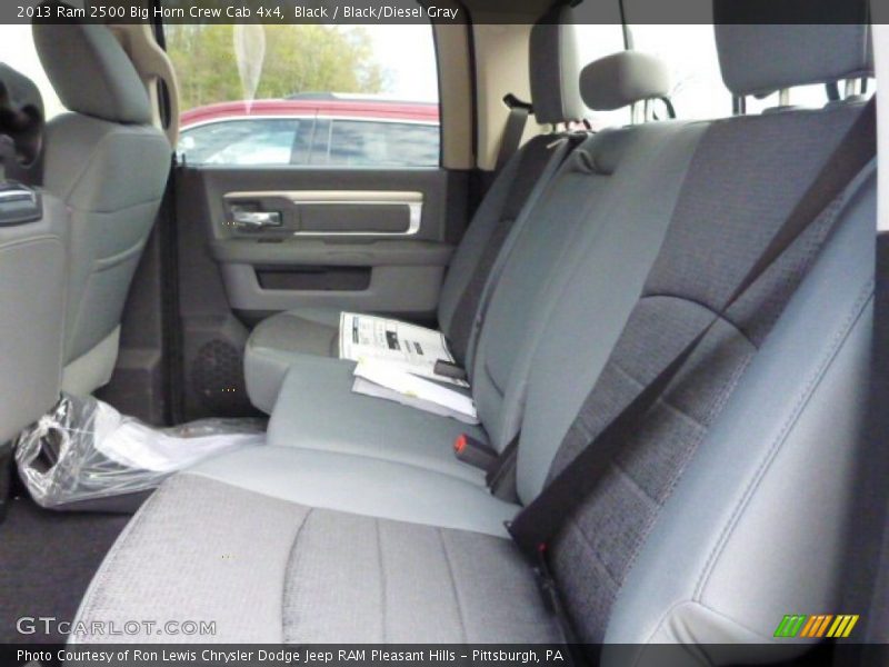 Black / Black/Diesel Gray 2013 Ram 2500 Big Horn Crew Cab 4x4