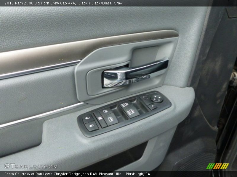 Black / Black/Diesel Gray 2013 Ram 2500 Big Horn Crew Cab 4x4