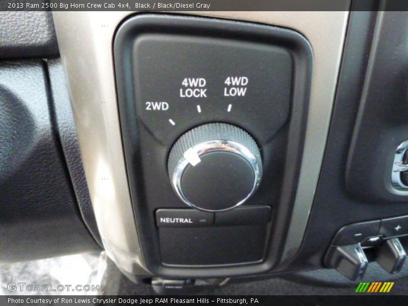 Black / Black/Diesel Gray 2013 Ram 2500 Big Horn Crew Cab 4x4