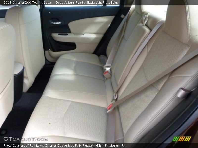 Deep Auburn Pearl / Black/Light Frost Beige 2013 Chrysler 200 Touring Sedan