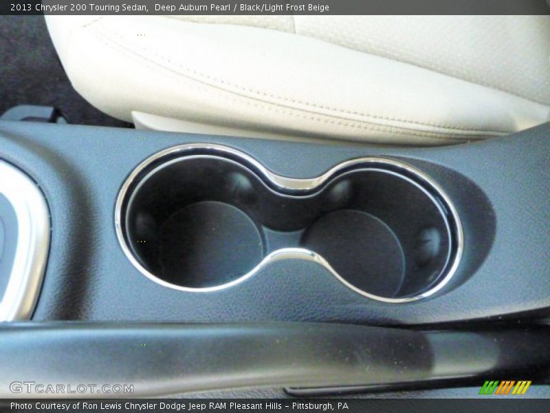 Deep Auburn Pearl / Black/Light Frost Beige 2013 Chrysler 200 Touring Sedan