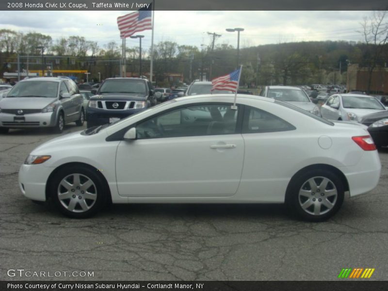 Taffeta White / Ivory 2008 Honda Civic LX Coupe