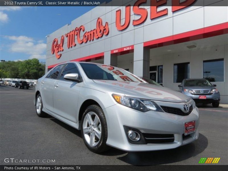 Classic Silver Metallic / Black/Ash 2012 Toyota Camry SE