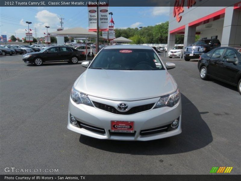 Classic Silver Metallic / Black/Ash 2012 Toyota Camry SE