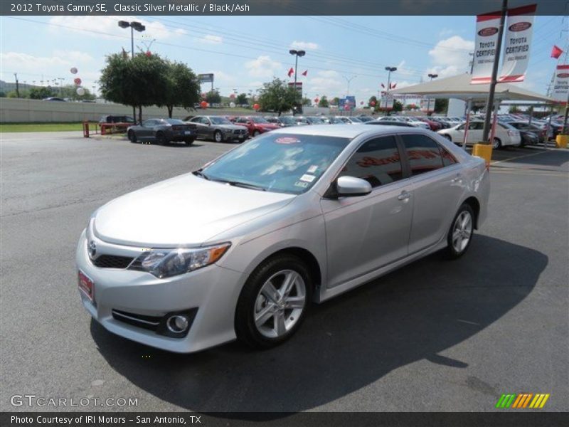 Classic Silver Metallic / Black/Ash 2012 Toyota Camry SE