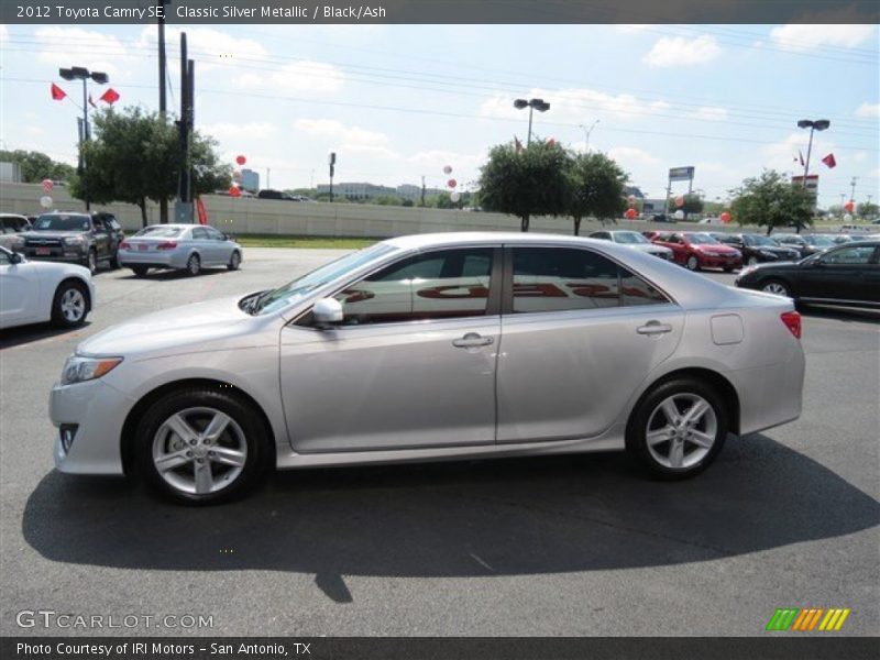 Classic Silver Metallic / Black/Ash 2012 Toyota Camry SE