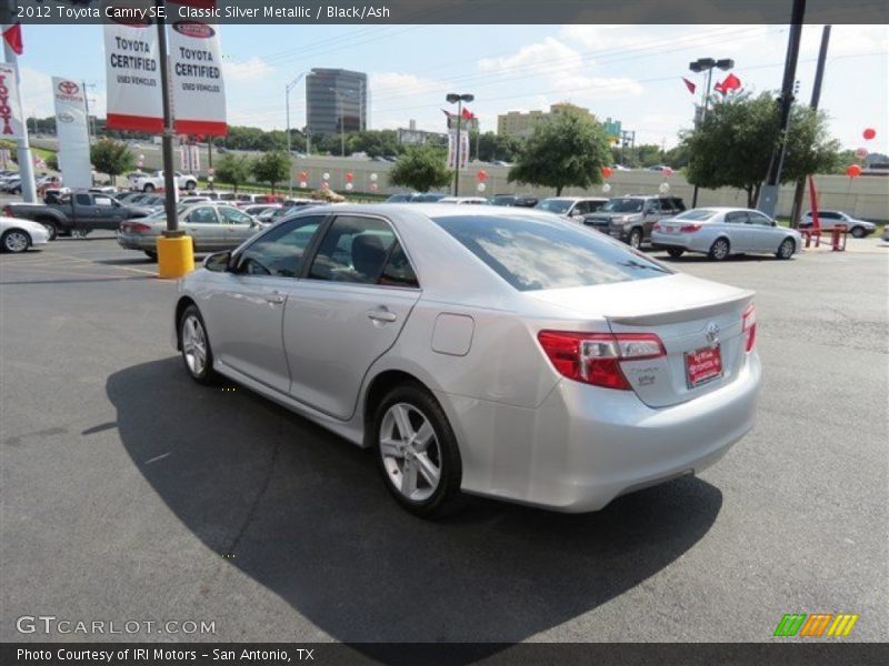 Classic Silver Metallic / Black/Ash 2012 Toyota Camry SE