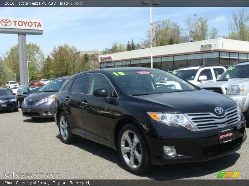 Black / Ivory 2010 Toyota Venza V6 AWD