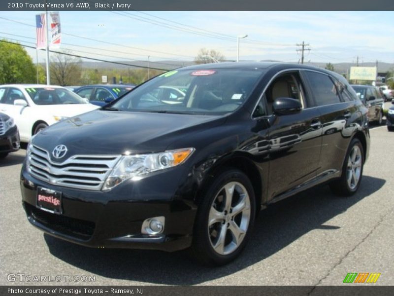 Black / Ivory 2010 Toyota Venza V6 AWD