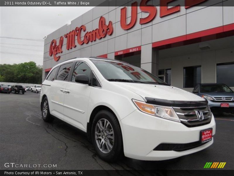 Taffeta White / Beige 2011 Honda Odyssey EX-L