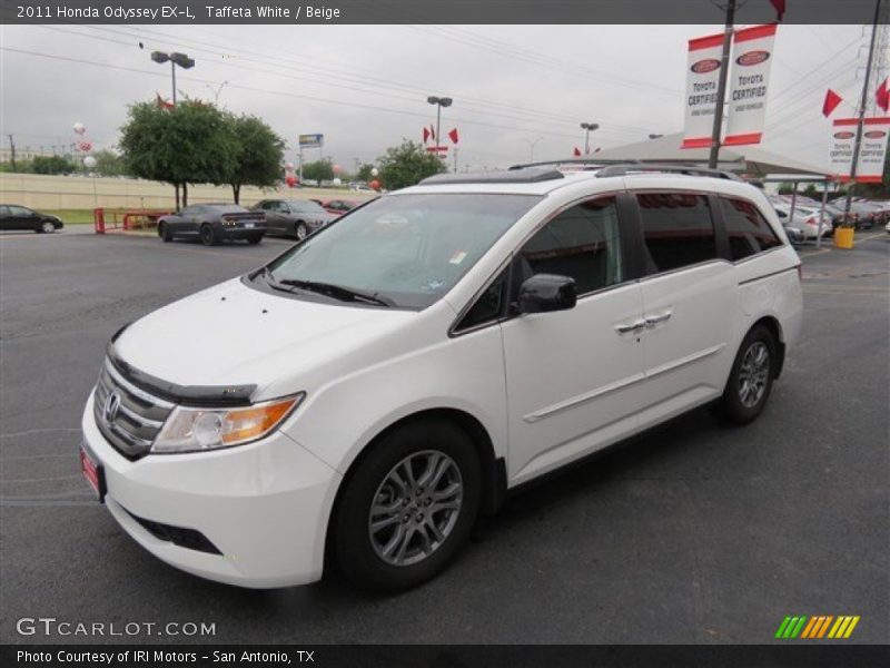 Taffeta White / Beige 2011 Honda Odyssey EX-L