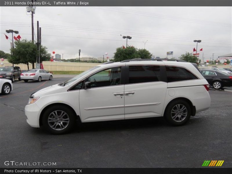 Taffeta White / Beige 2011 Honda Odyssey EX-L