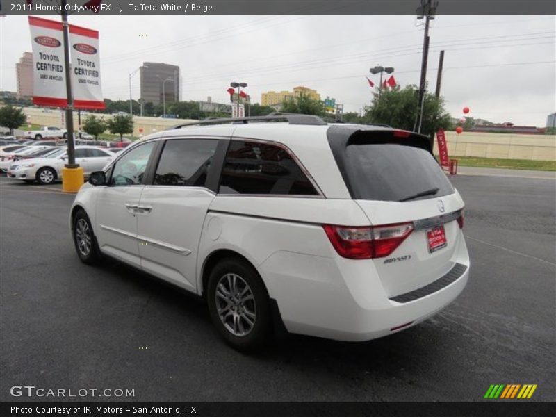 Taffeta White / Beige 2011 Honda Odyssey EX-L