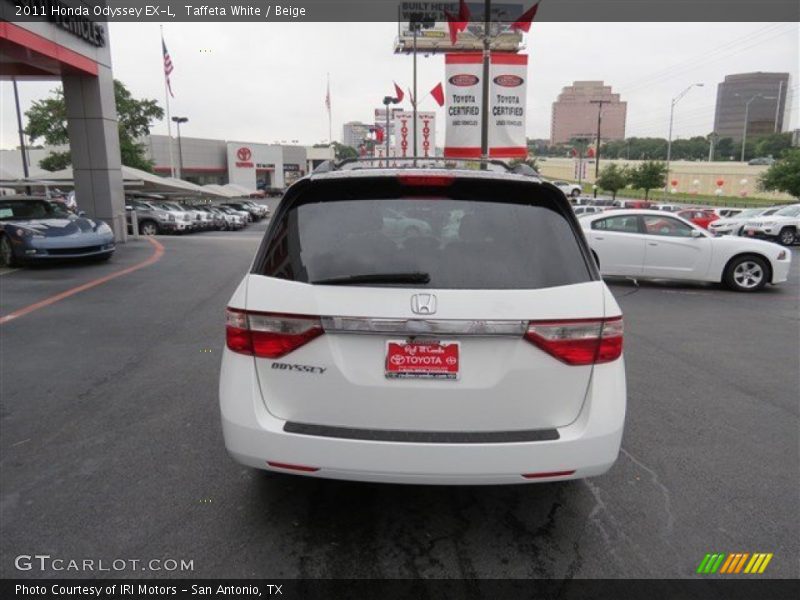 Taffeta White / Beige 2011 Honda Odyssey EX-L