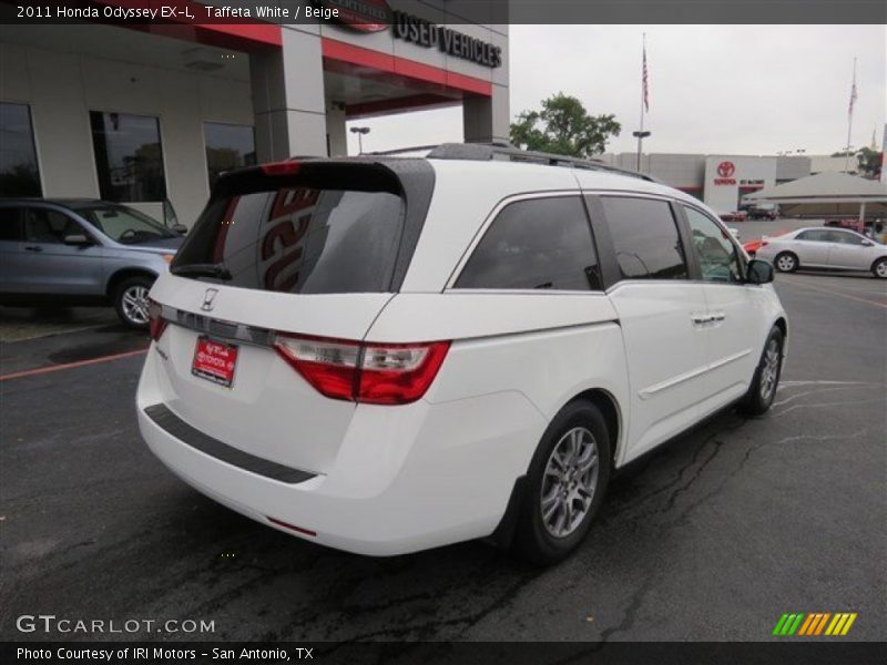 Taffeta White / Beige 2011 Honda Odyssey EX-L