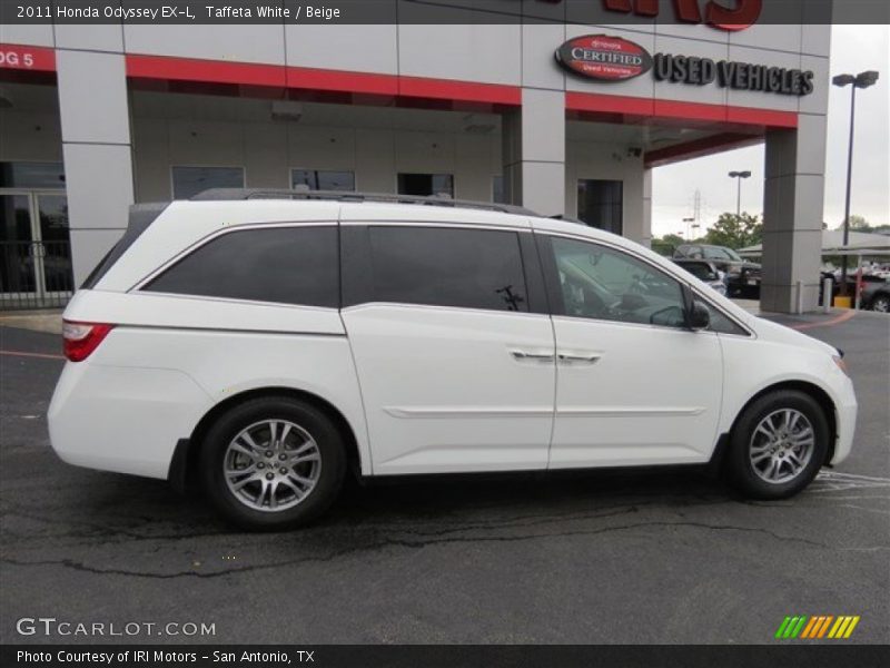Taffeta White / Beige 2011 Honda Odyssey EX-L