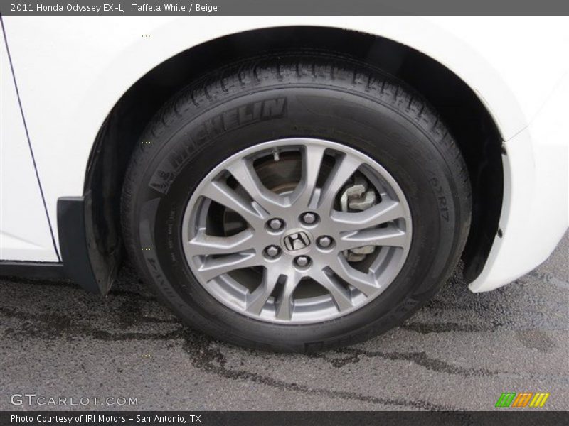 Taffeta White / Beige 2011 Honda Odyssey EX-L