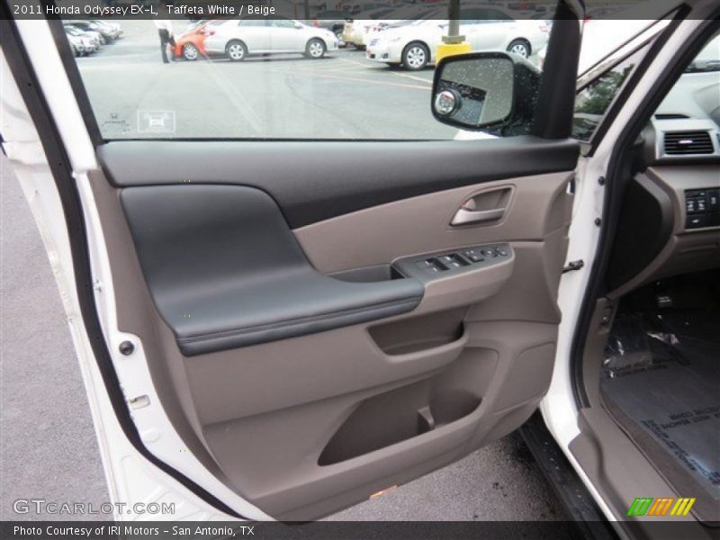 Taffeta White / Beige 2011 Honda Odyssey EX-L