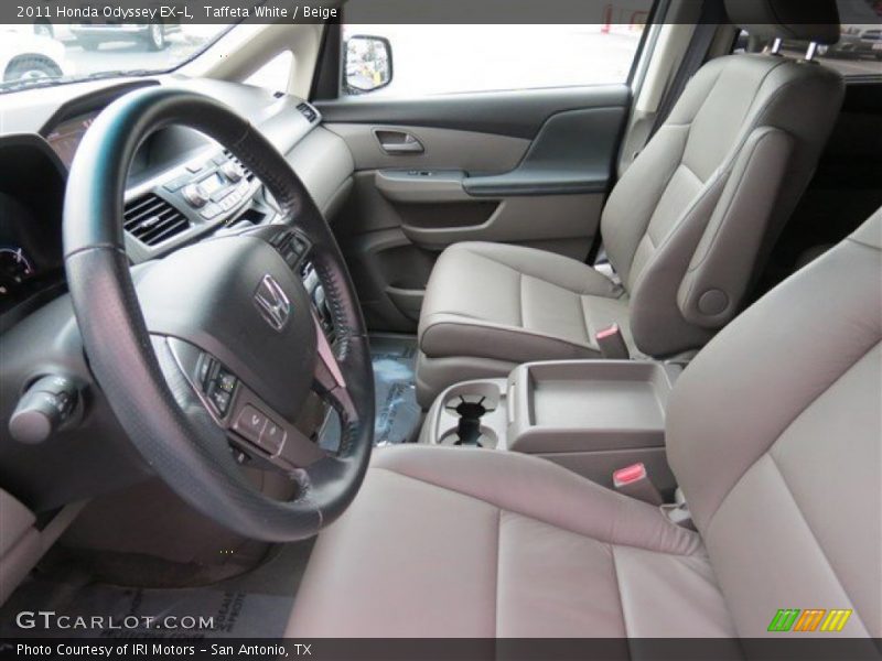 Taffeta White / Beige 2011 Honda Odyssey EX-L
