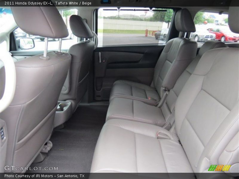 Taffeta White / Beige 2011 Honda Odyssey EX-L