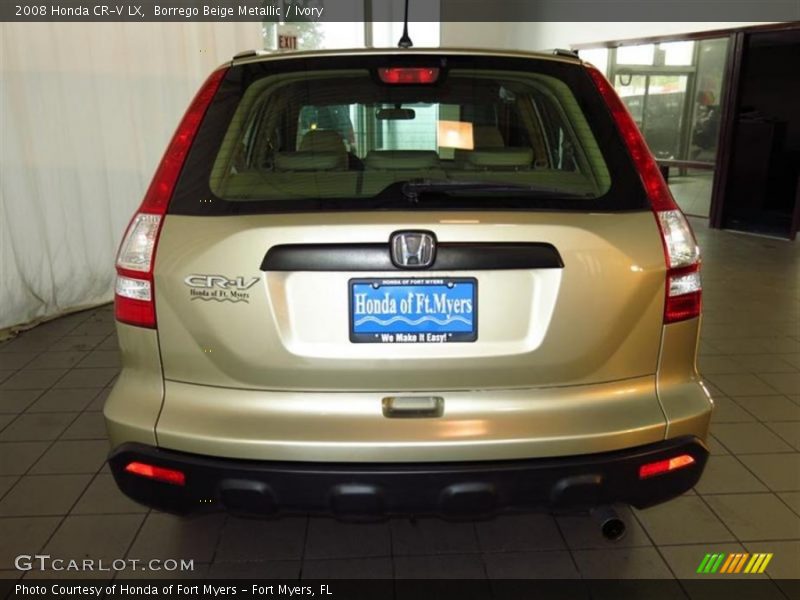 Borrego Beige Metallic / Ivory 2008 Honda CR-V LX